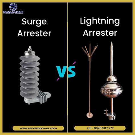 difference   surge arrester   lightning