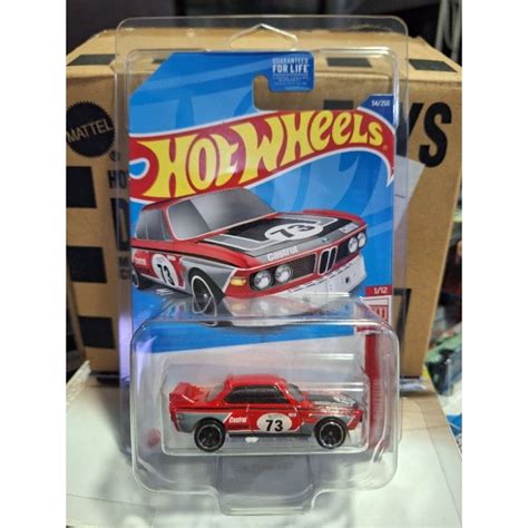 With Case 73 BMW 3 0 CSL Race Car Target Exclusive 2022 Hot Wheels Red Edition Shopee