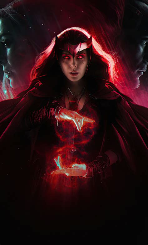 1280x2120 Elizabeth Olsen As Scarlet Witch In Wanda Vision 4k Iphone 6