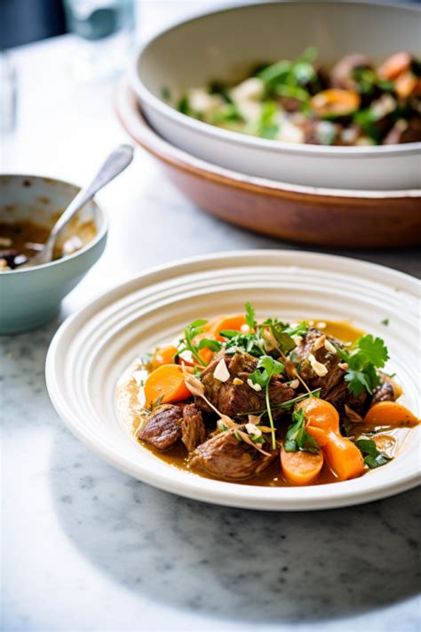 Gaziantep Spiced Lamb Stew With Apricots And Almonds Cooking