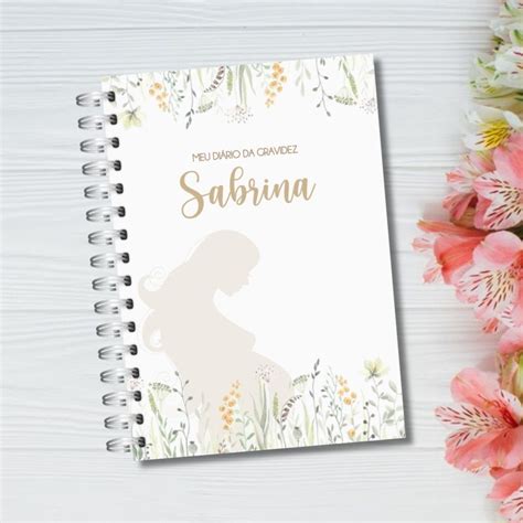 Diário da Gravidez Gravidinha Nude Elo Produtos Especiais