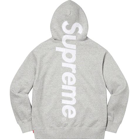 Supreme Satin Appliqu Hooded Sweatshirt