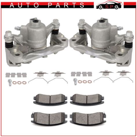 Rear Brake Calipers Ceramic Pads For 00 10 Chevrolet Impala 00 07