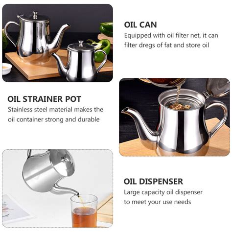 oil kettle oil pot stainless steel  ml