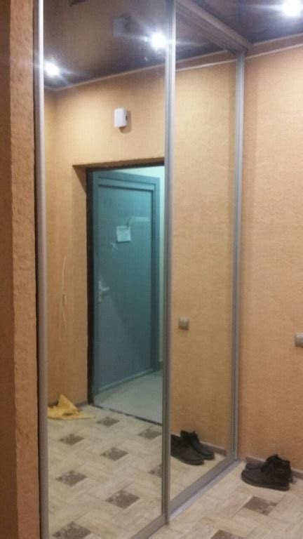 Купить зеркальные двери-купе для ниши в прихожей на заказ в Москве ...