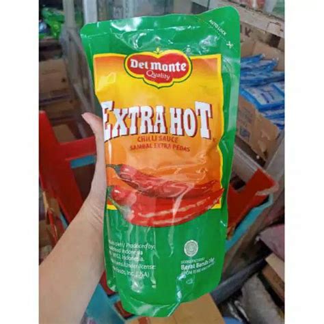 Jual Del Monte Extra Hot Chilli Sauce Refill Kg Delmonte Del Monte Saus Sambal Extra Pedas