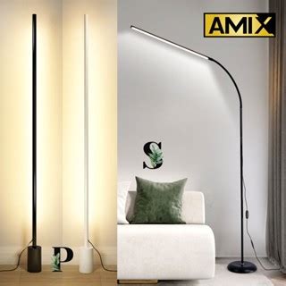 Modern Minimalist LED Floor Lamp Standing Lamp Study Lamp Lampu Tik-Tok ...