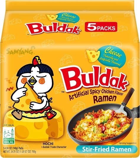 Amazon Samyang Buldak Hot Chicken Flavour Ramen Noodles Jjajang