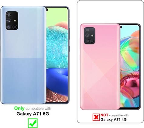 Cadorabo Hoesje Geschikt Voor Samsung Galaxy A71 5g In Transparant