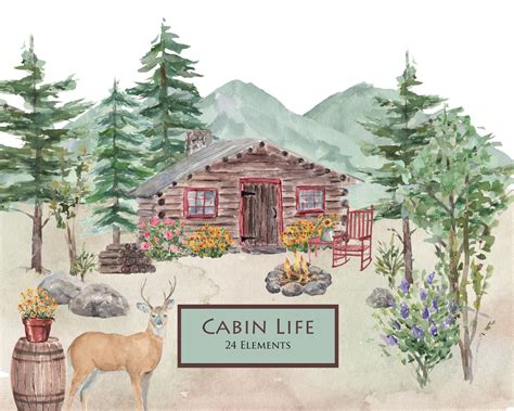 Log Cabin Print Country Cabin Landscape Cabins Pen And Ink Stone