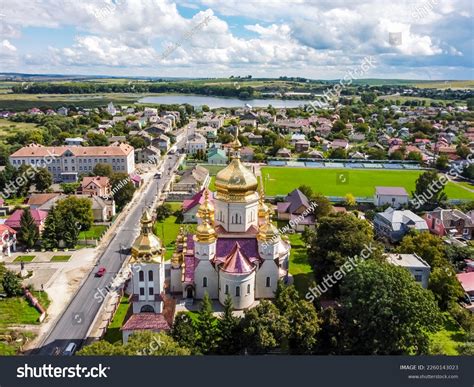 Aerial View Khodoriv City By Drone Stock Photo 2260143023 | Shutterstock