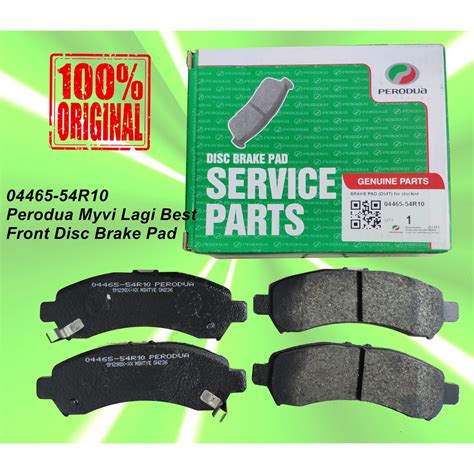 Perodua Myvi Lagi Best Genuine Front Brake Pad Shopee Malaysia