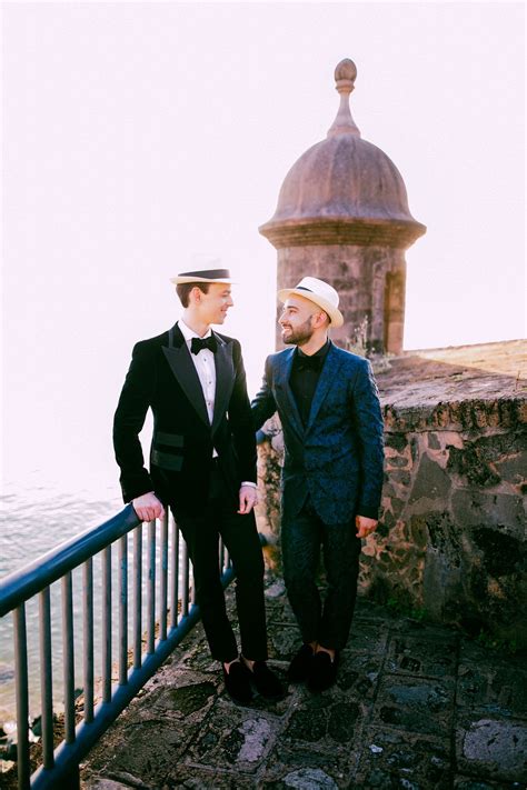 Ronnie And James In True Latin Style Same Sex Wedding Destination