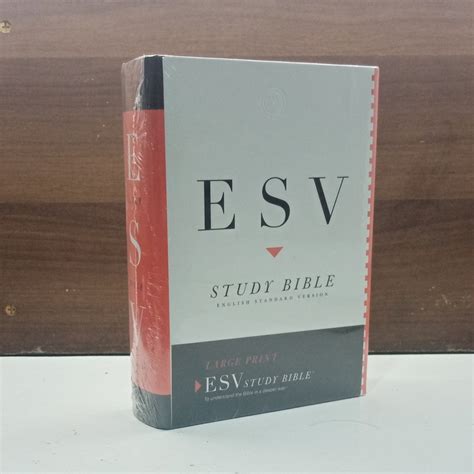 Esv Study Bible Large Print Hb Shopee Philippines