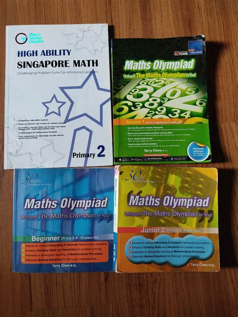 Math Olympiad High Ability Singapore Math Hobbies And Toys Books