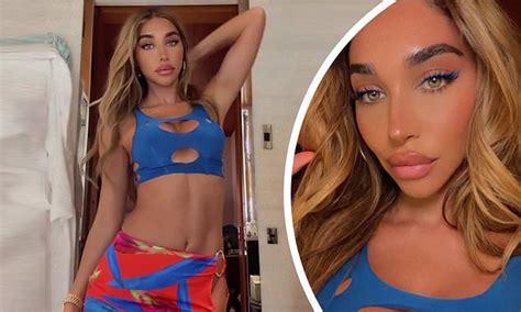 Chantel Jeffries Shows Off Her Toned And Fit Curves Wearing Only A Bikini Top And Racy Swim