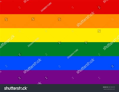 Rainbow Flag Pride Flag Symbol Gay Stock Vector Royalty Free Shutterstock
