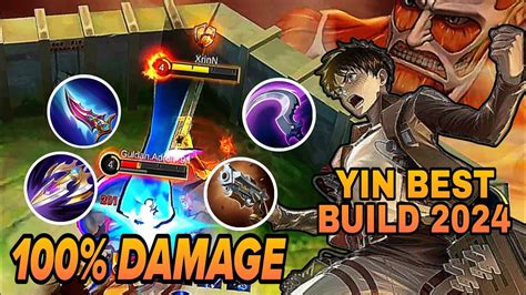 Yin Best Build And Emblem Yin Top Global Build Mobile Legends Yin