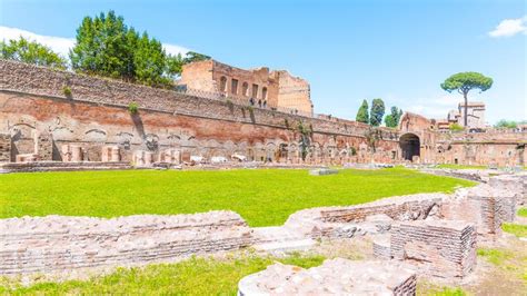 Palatynu Stadium Hipodrom Domitian Palatynu Wzg Rza Archeologiczny