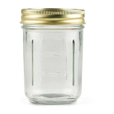 Mainstays Half Pint Glass Regular Mouth Canning Jars 12 Count