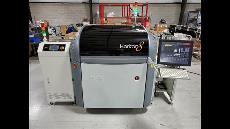 ASM DEK Horizon 8AA Screen Printer With Vanstron Bare Board Destacker