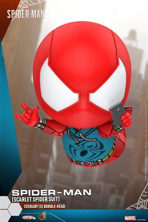 Hot Toys PS Marvel S Spiderman Scarlet Spider Suit Cosbaby MISB Hobbies Toys Toys Games