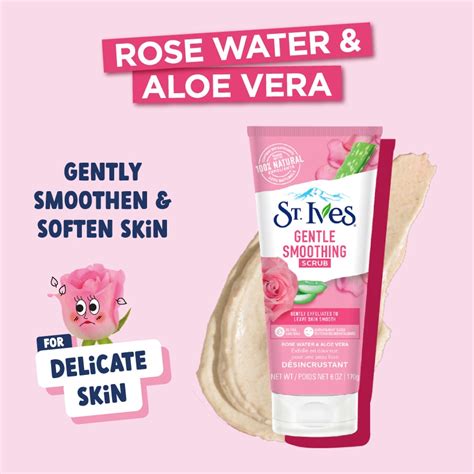 St Ives Rose Water And Aloe Vera Scrub 170g Watsons Malaysia