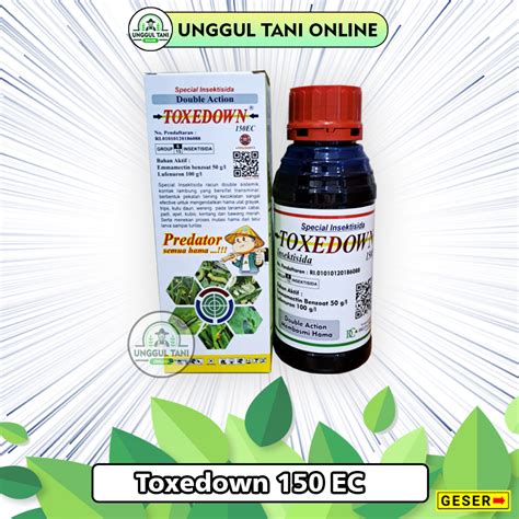 Jual Insektisida Toxedown Ec Ml Racun Ulat Obat Ulat Grayak