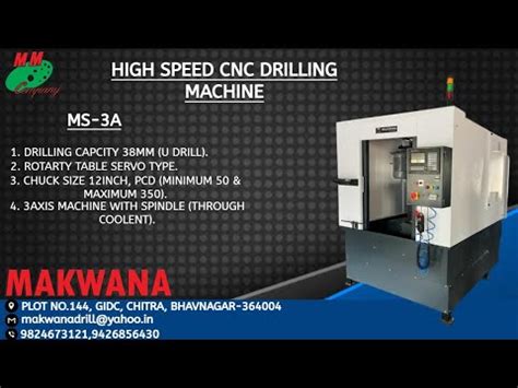 High Speed Cnc Drilling Machine Youtube