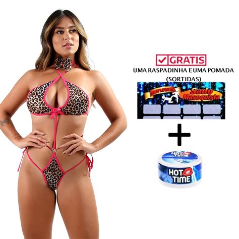 Fantasia Body Selvagem Mais Brinde Surpresa Atacado Sex Shop Revenda Shopee Brasil