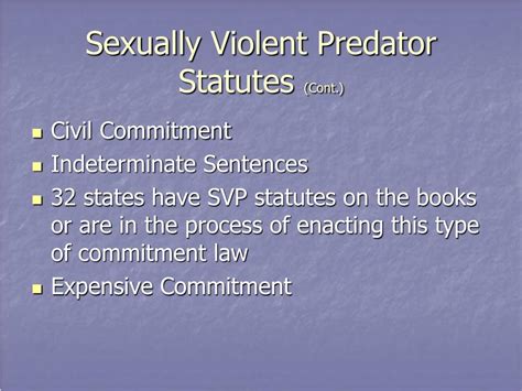 Ppt Community Notification Risk Assessment And Civil Commitment Of Sex Offenders Powerpoint
