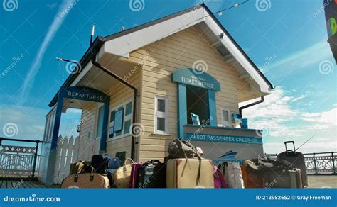 Using Penarth Pier For Netflix Filmset Sex Education Editorial Photography Image Of People