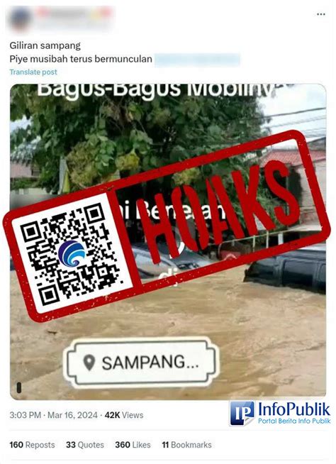 Infopublik Cek Fakta Video Banjir Bandang Di Kabupaten Sampang Pada