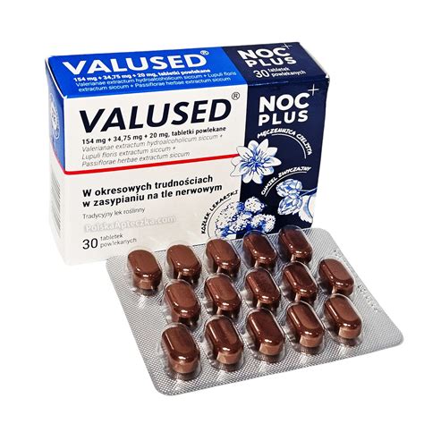 Valused Noc Plus – Herbal Sleep Support for Nervous Tension, 30 Tablet ...