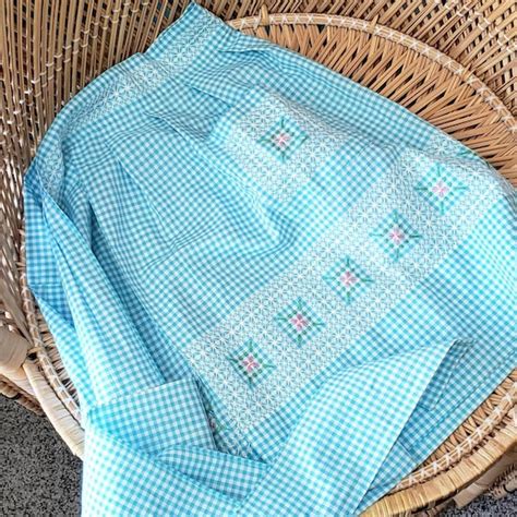 Gingham Apron Etsy