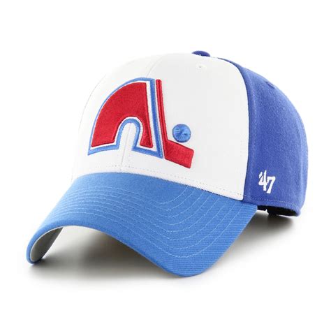 Quebec Nordiques Nhl Mvp Tri Tine Hat Adjustable Sportbuff Canada