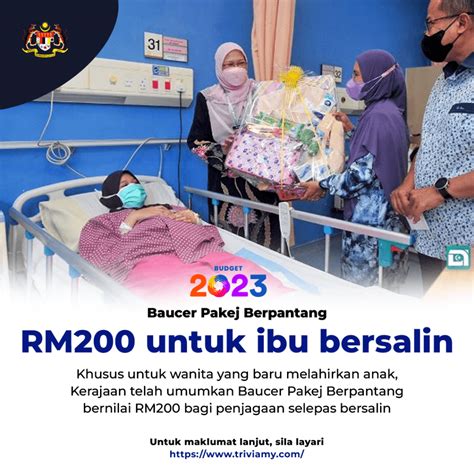 Bajet 2023 Baucer Pakej Berpantang RM200 Untuk Ibu Bersalin