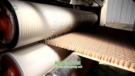 Full Automatic Honeycomb Paperboard Machine YouTube