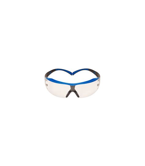 Gafas De Seguridad Incoloras De Montura Azul Gris Antiempañante Y Antirrayaduras K Y N