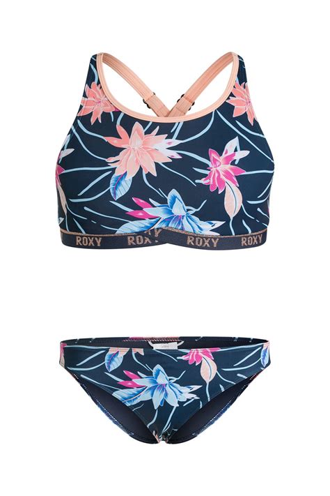 ROXY Bikini dunkelblau gemustert günstig online kaufen Outletcity
