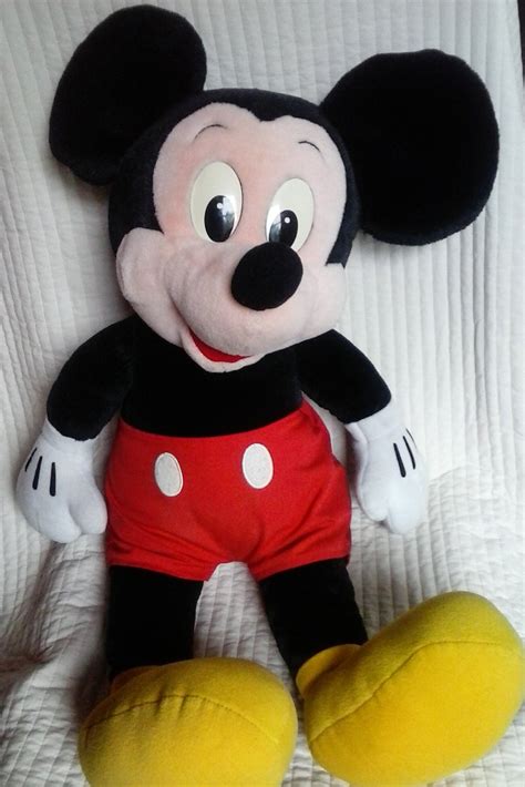 Vintage Mickey Mouse Plush Stuffed Animal by by VTGTreasuresLane