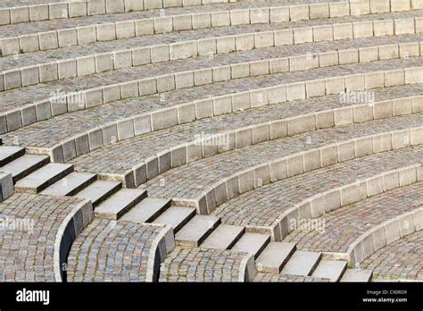 Seating And Stairs In An Old Amphitheater In Copenhagen Stock Photo Alamy