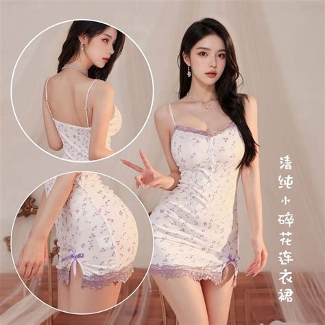 Jual Lingerie Sexy Baju Tidur Piyama Wanita Nightdress F Shopee Indonesia