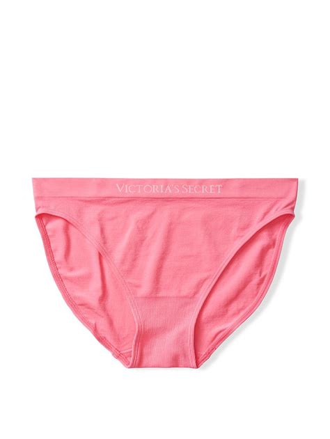 Victoria s Secret Bare Seamless Logo Bikini Külot Pembe Cazibe VS Victoria s Secret VSL