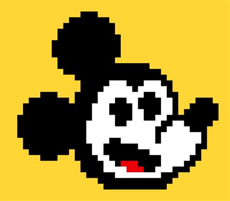 Mickey Mouse pixel art : r/PixelArt