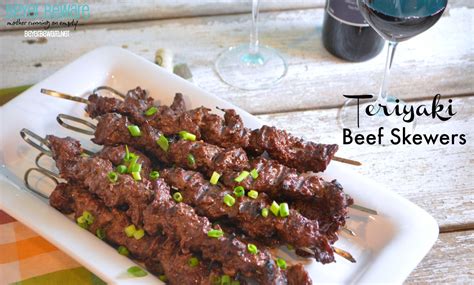 Teriyaki Beef Cube Steak Skewers Beyer Beware