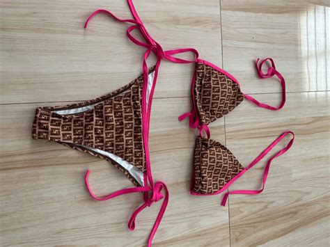 Fendi Print Bikini On Carousell