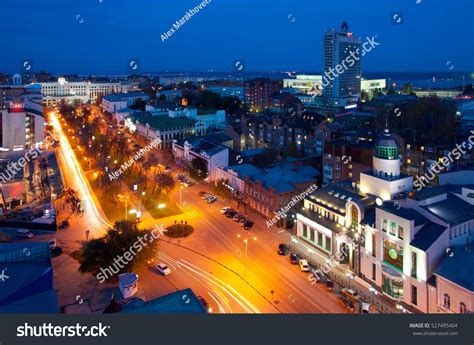 View Top On Main Street Ulyanovsk Stock Photo (Edit Now) 527495404