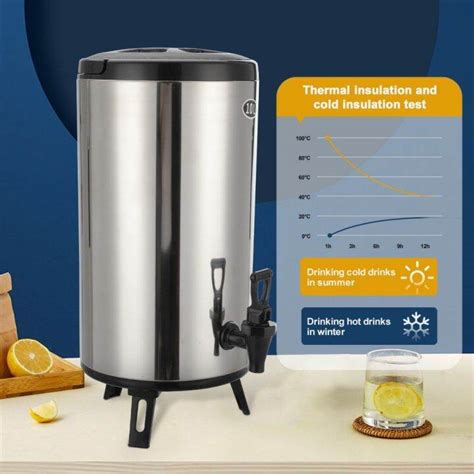 Stainless Steel Water Dispenser L L Hot Cold Insulated Beverage Cooler Bekas Air Panas