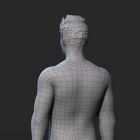 Animated Naked Man 3D Model By 123IGOR